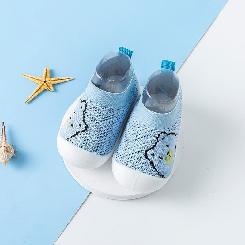 Prodyšné boty pro chodící děti Flyknit – Protiskluzová, měkká podrážka, bez poklesu paty pro kojence a batolata