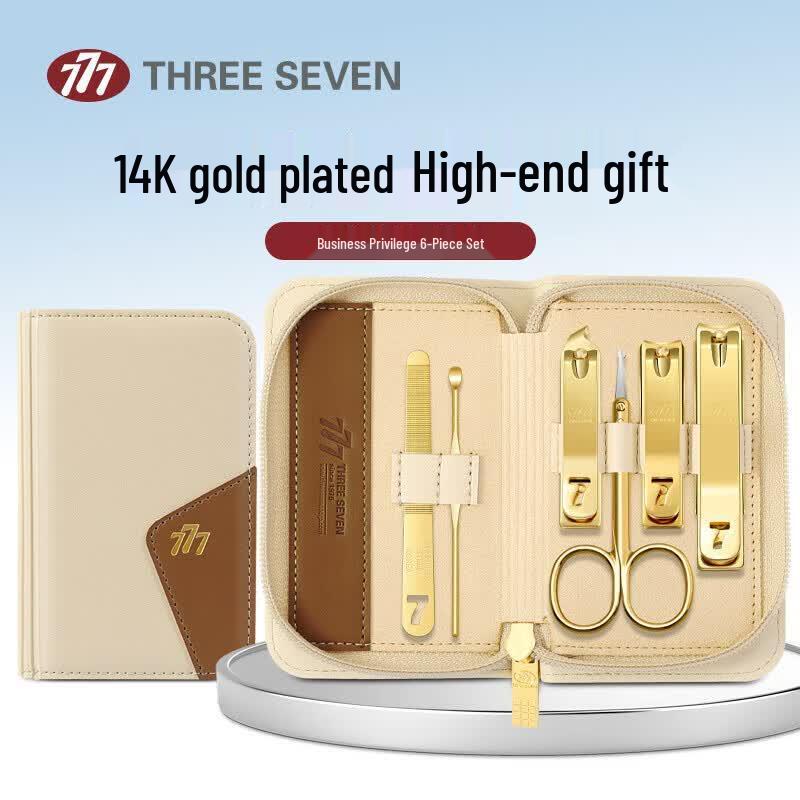 777 6-Piece Carbon Steel Manicure Set