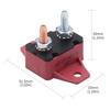 10A Circuit Breakers Auto Reset Function with Waterproof Cover Studs Bolt for Automotive, Marine, Trailers