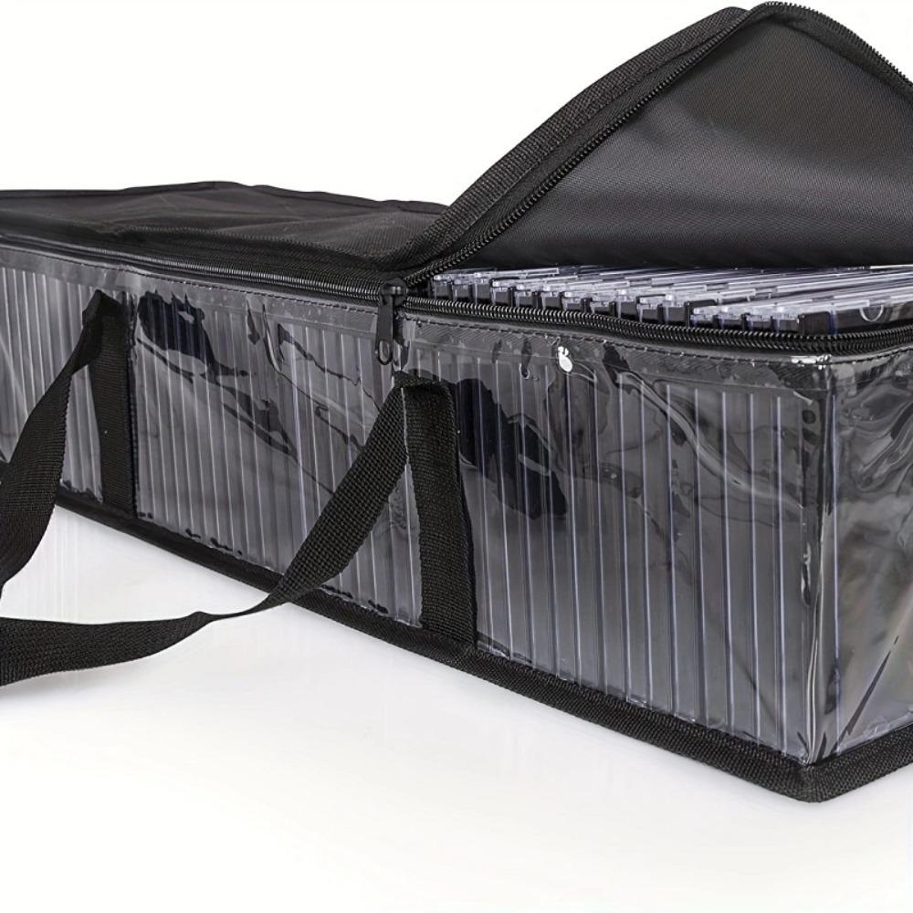 Dust Proof Collection Container with Zipper Handle Stackable Case New Storage Bag  Student