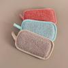 Bamboo Fiber Sponge & Dish Scrubber – Durable, Non-Shedding, Oil-Resistant, Multi-purpose Kitchen Cloth & Brush.