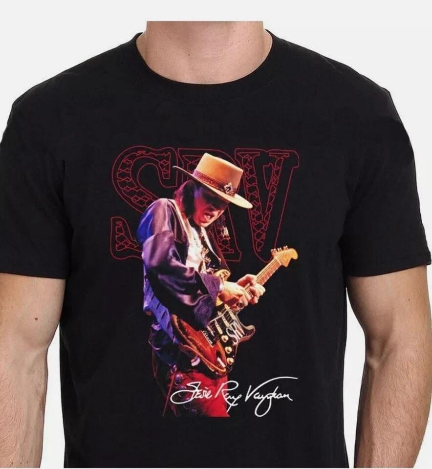 

Stevie Ray Vaughan Country Music Tour Unisex Black T-shirt XL