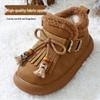 2025 Winter Velvet-Lined Cotton Snow Boots for Girls and Boys, Available In Small, Medium, Large