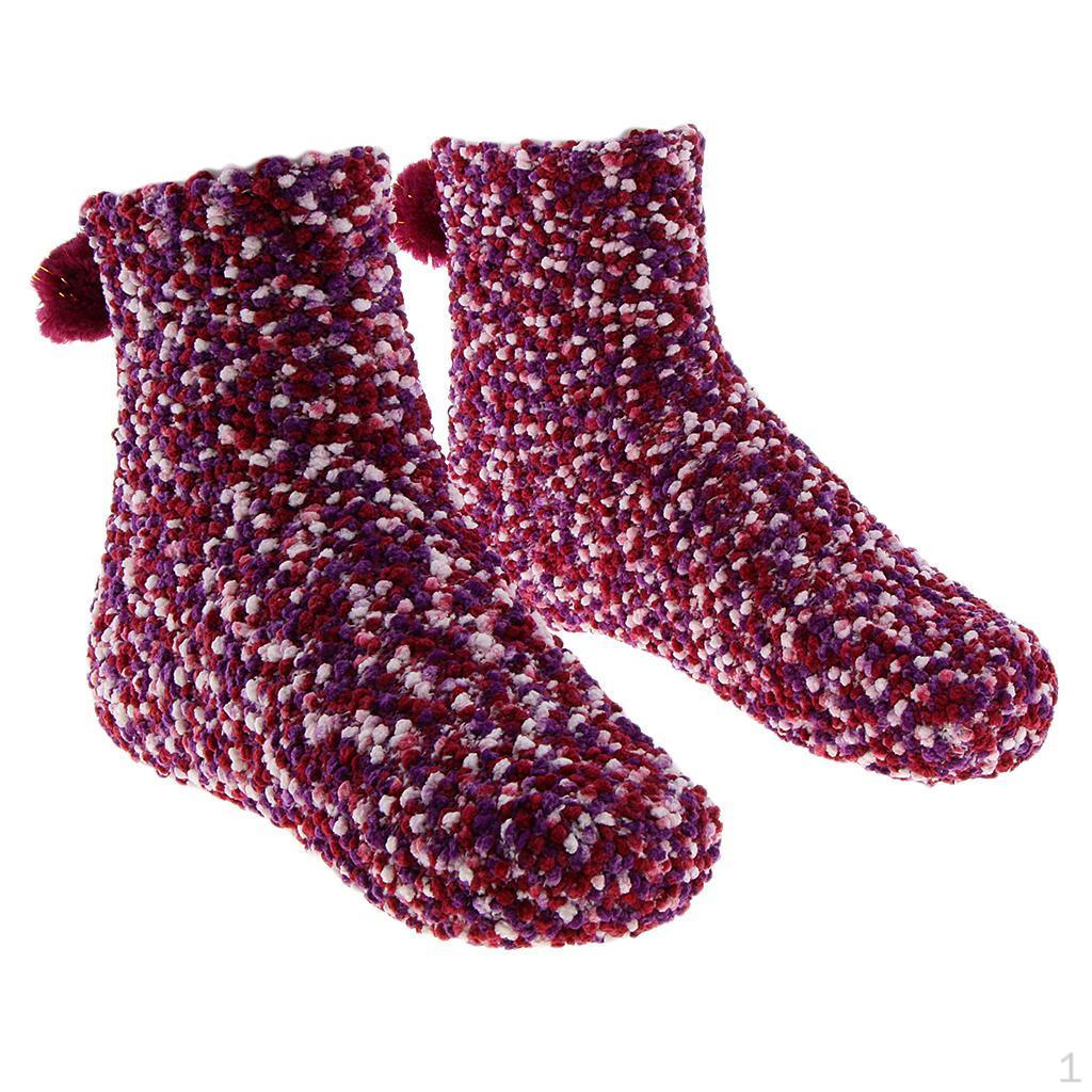 

Ankle Socks Home Floor Cupcake Novelty Christmas Gift DIY фиолетовый