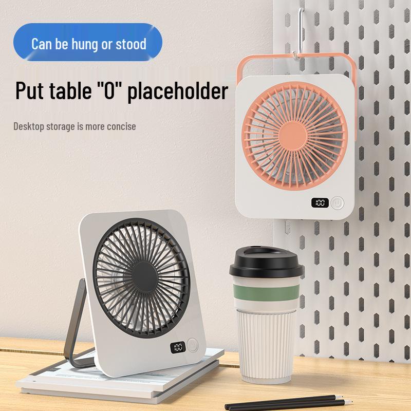Compact Silent Desktop Electric Fan for Office