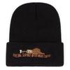 Cute Sloth Embroidery Knitted Cap For Autumn And Winter Outdoor Women Men Warm Beanie