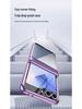 Samsung Z Flip6 Electroplated Full Coverage Drop-proof Case with Integrated Hinge Film