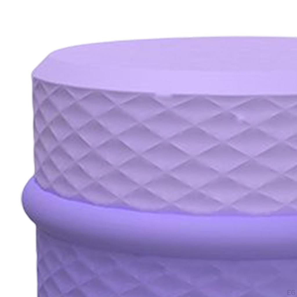 Kosmetik-Cremetiegel mit versiegeltem Deckel für Make-up-Proben, Kosmetik-Nagelpuder, Silikon, Leer