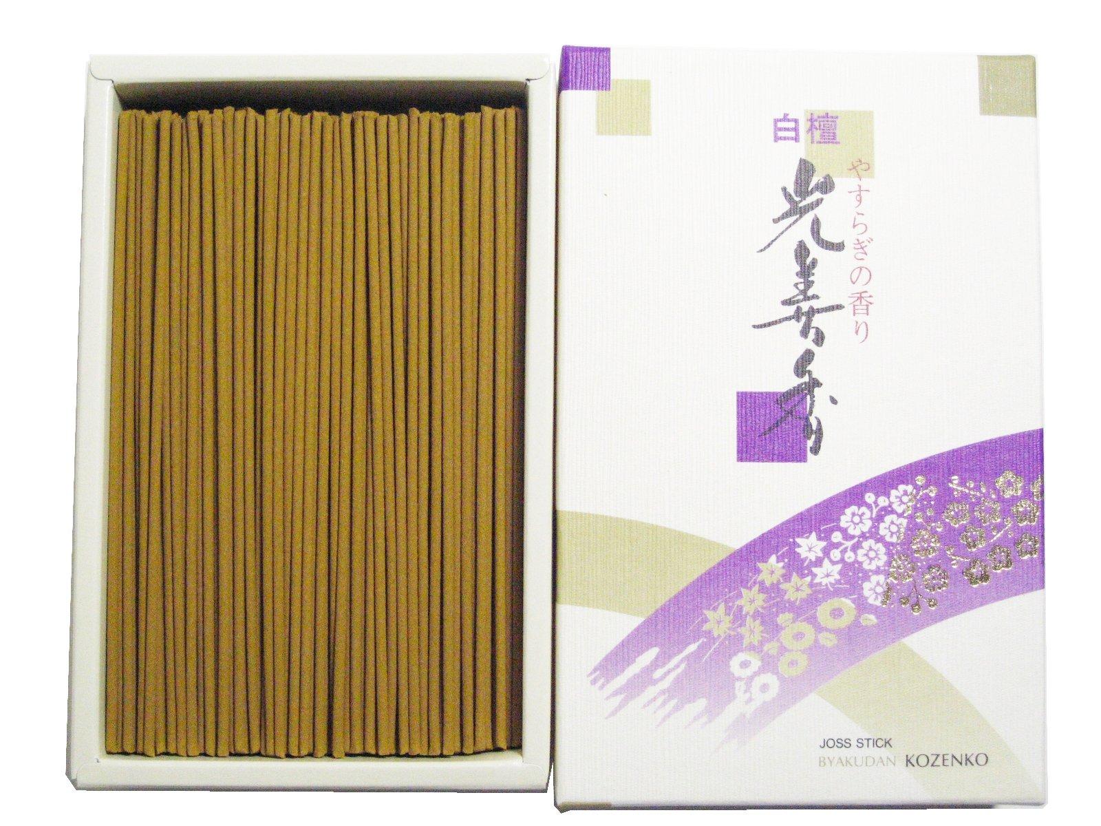 

Awaji Baikundou Incense, Value Pack, Byakudan Kozenko, 110g, Fragrant Sandalwood Incense, Perfect for Gifts, Offerings, and Home Use, Value Pack #109