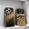 Ancient Egypt Eye Cool Phone Case For iPhone 17,16,15,14,13,12,11,Pro,XS,Max,Plus,Mini,SE4,E Black Matte Shockproof Cover