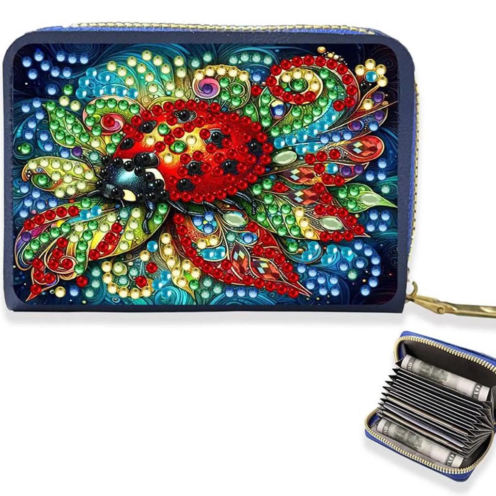 DIY Diamond Painting Card Holder Wallet Purse Diamond Art Wallet Pouch DIY Craft Gifts for Women