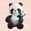 Parent-child Doll Giant Panda Doll Little Yellow Duck Plush Toy Children Accompany Dolls To Sleep and Hug Pillow