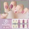 New type of bake-free gel nail polish film, full sticker, plaid spring and summer flower nail art film, nail film, waterproof paper patch