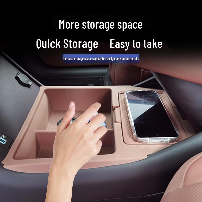 Silicone Under-Dashboard Storage Box for 2026 Denza N9/N8L Cars