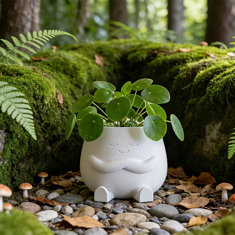 3D Printed Minimalist Flower Pots, Reader Companion Flower Pots, Heartfelt Flower Pots, Calm Flower Pots, Succulent Flower Pots