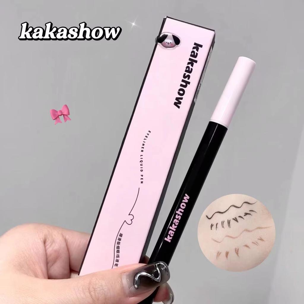 0,05 mm Eyeliner Flüssigstift Matt Geschmeidig Schnelltrocknend Wasserfest Ultradünner Eyeliner Unterwimpernstift Wischfest Koreanisches Make-up