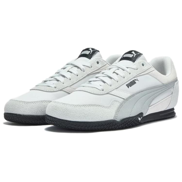 Puma Bella Donna Fabric Synthetic Leather Nubuck Nylon Comfortable Versatile Low-Top Casual Shoes Women Sneaker Gray 403554-15