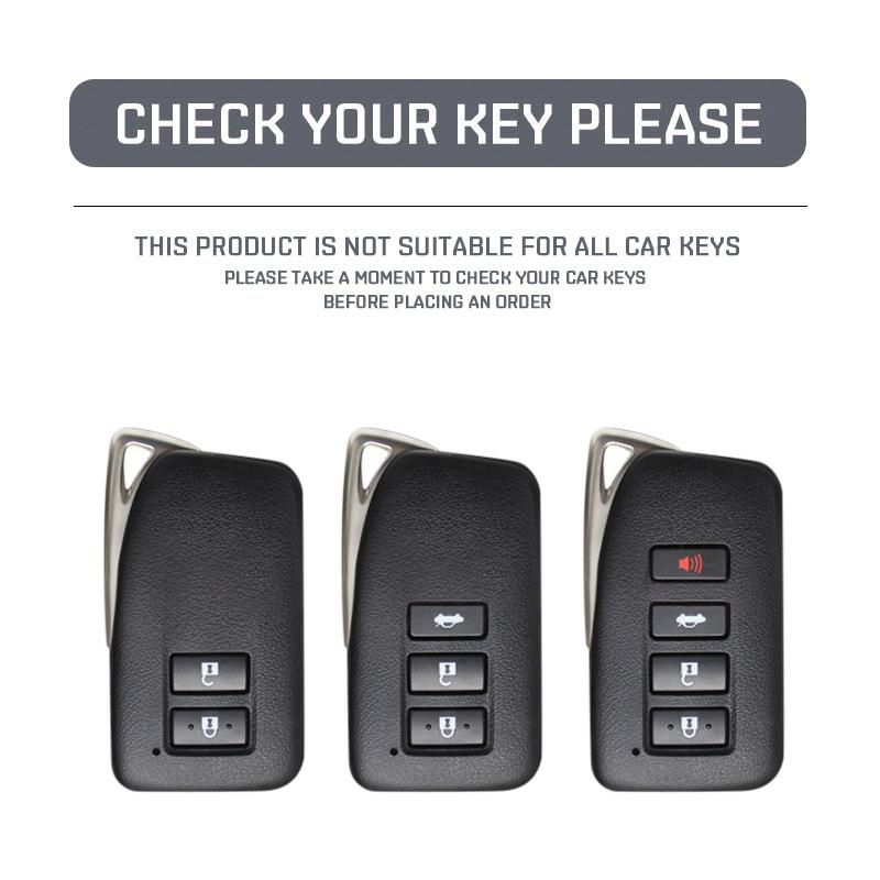 Abs Carbon Fiber Car Key Case Cover For Lexus Nx Is Rx Es Gx Lx Ls Ux Gs 200 260 300 350 Nx200 Nx300 Rx350 Es300 Keyless