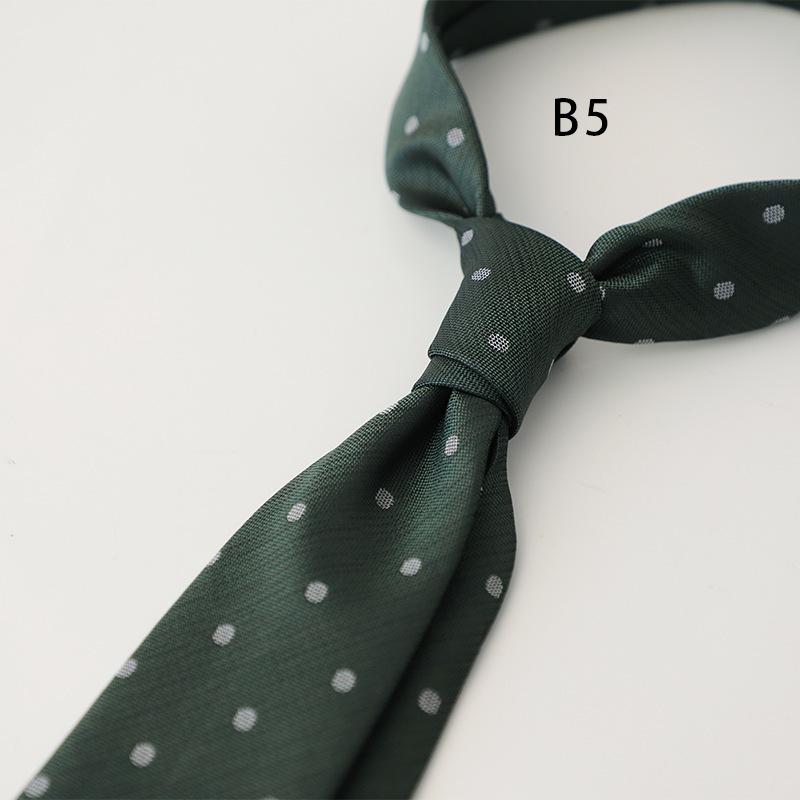 Gentleman British Style 8CM Mens Polka Dot Neck Tie Dark Green Brown Striped Silk Ties Luxury Soft Necktie Wedding Tuxedo Cravat