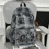 Schoolbag Japanese ins autumn and winter retro plaid schoolbag female British college style college student class travel versatile backpack