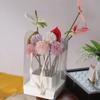 Paper Box Handheld Flower Box Transparent Flower Bag Romantic Bouquet Wrapping Bag  Weding Party