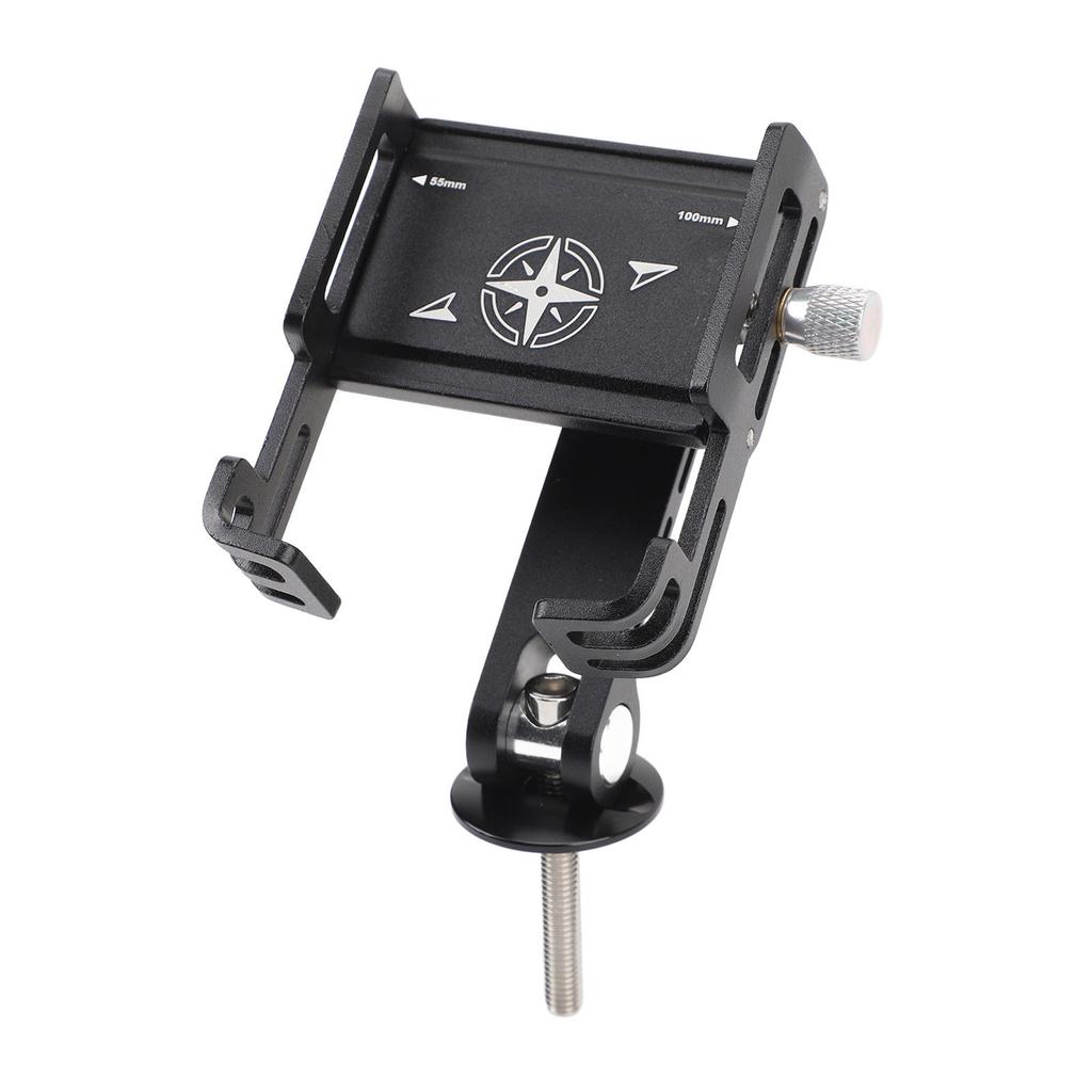 Soporte para Teléfono de Manillar de Bicicleta Aleación de Aluminio Giratorio Universal para Bicicleta Ciclismo Soporte para Teléfono para Teléfonos Móviles de 55 a 100 mm