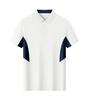 Romon Men's Antibacterial Sunscreen Polo Shirt White Breathable and Cool Feeling
