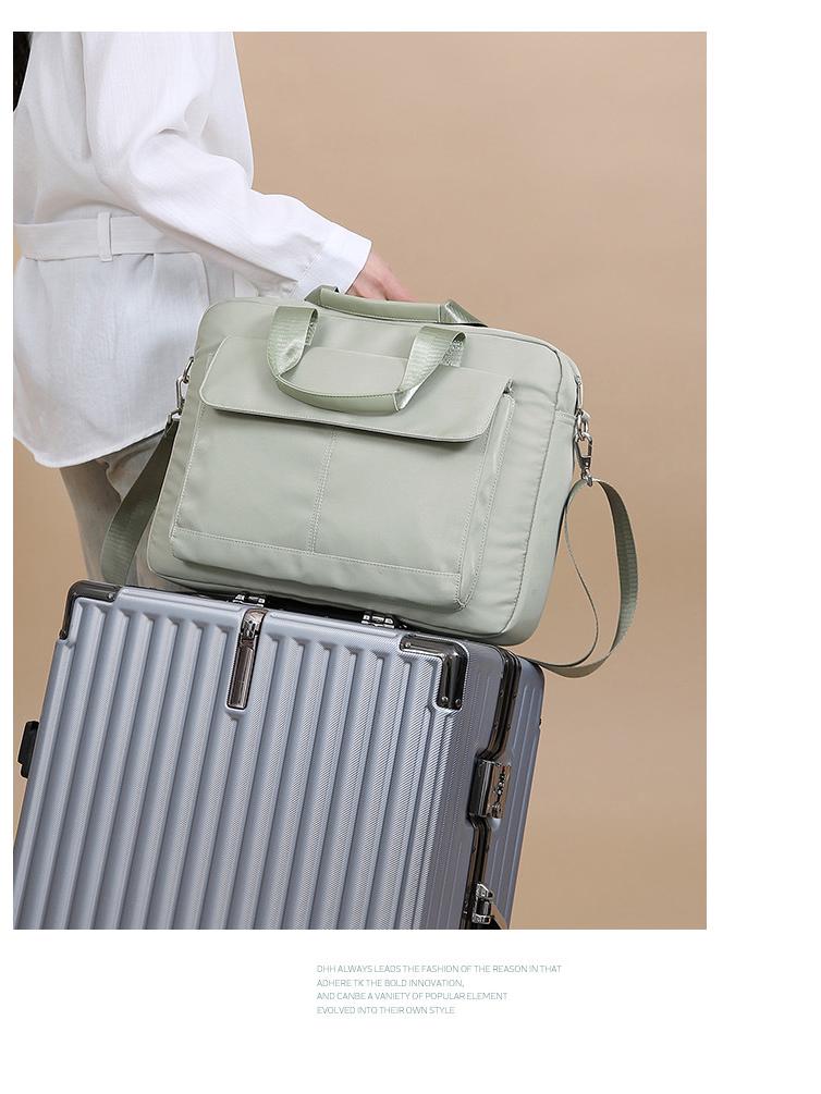 Xiaoxin 13-16 Inch Schokabsorberende Fleece Laptop Crossbody Tas