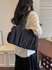 Women's Lightweight Nylon Tote: Large Capacity, Multi-layer, Single Shoulder Handbag for Commuting & Moms