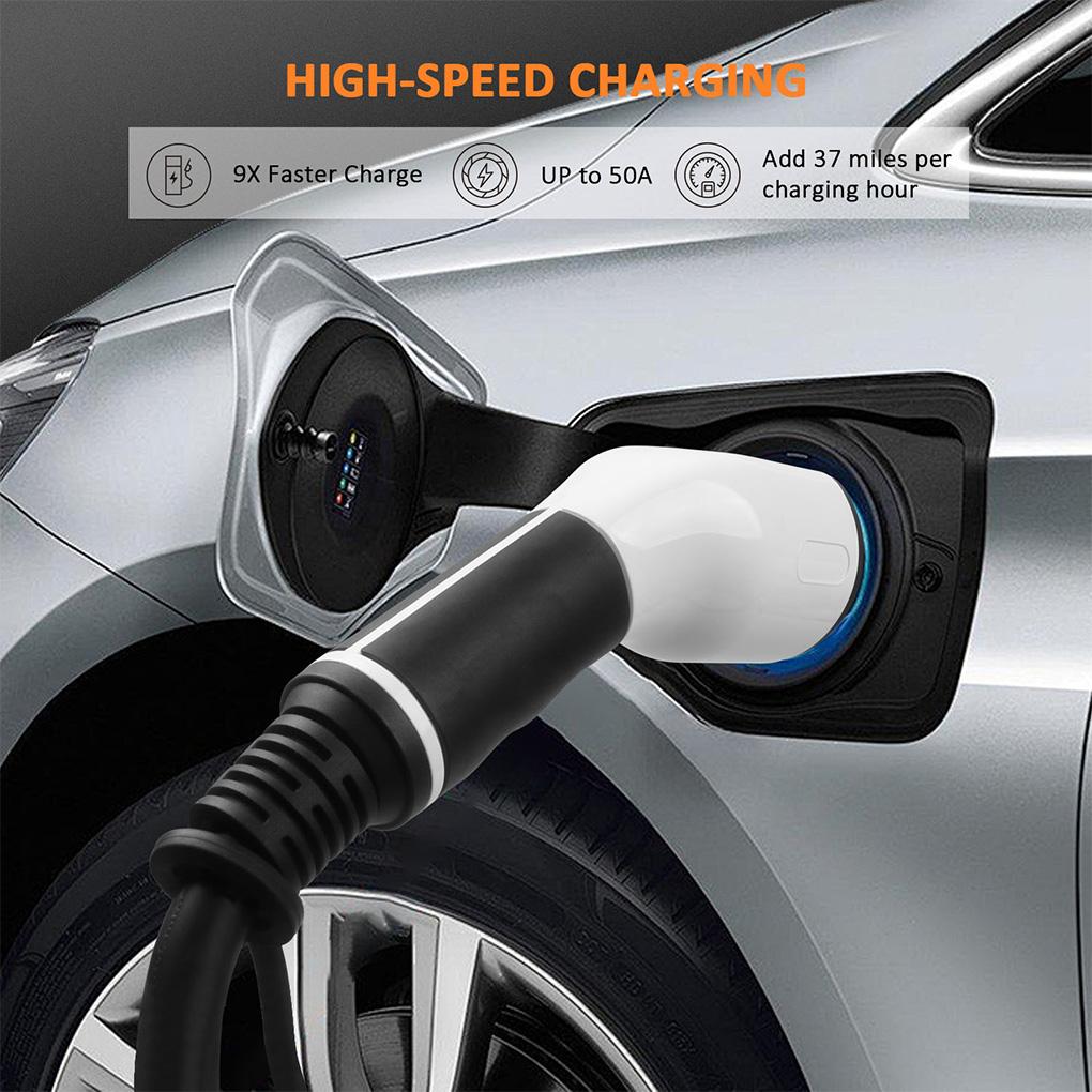 Protable 22KW 5M 32A EV Charger Type-2 10A/15A Power Cable Protable EV Charger Automatic Current AU Plug