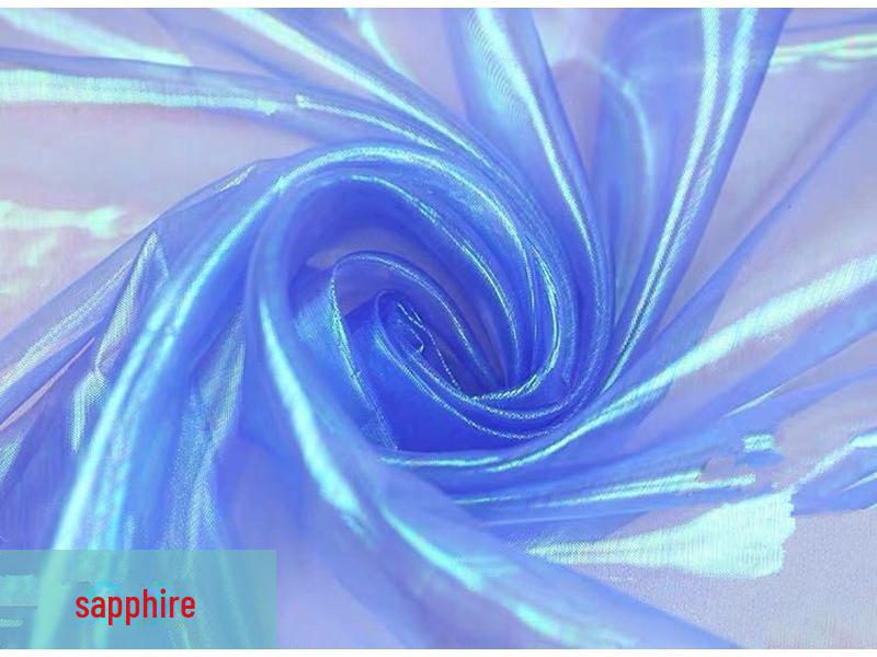 Buntes Fantasy-Laser-Gaze-Gewebe für Aisha Prinzessinnenkleider und Bühnenkostüme