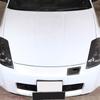 Carbon Fiber Headlight Eyelids Eyebrow Cover Trim For Nissan 350Z 2003-2006