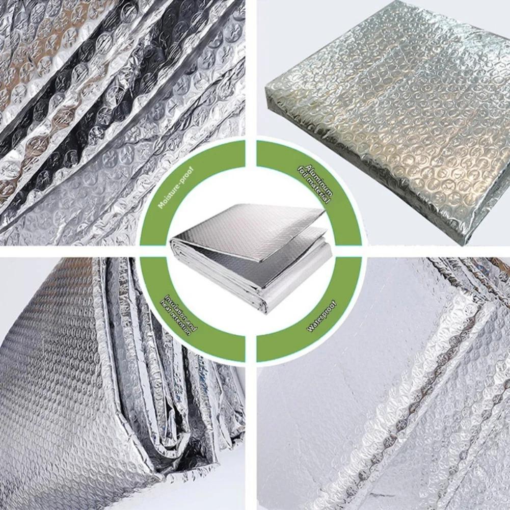0.6m By 1.2m Radiator Aluminum Foil Insulation Sheet Double Sided Reflective Heat Barrier For Walls And Floors