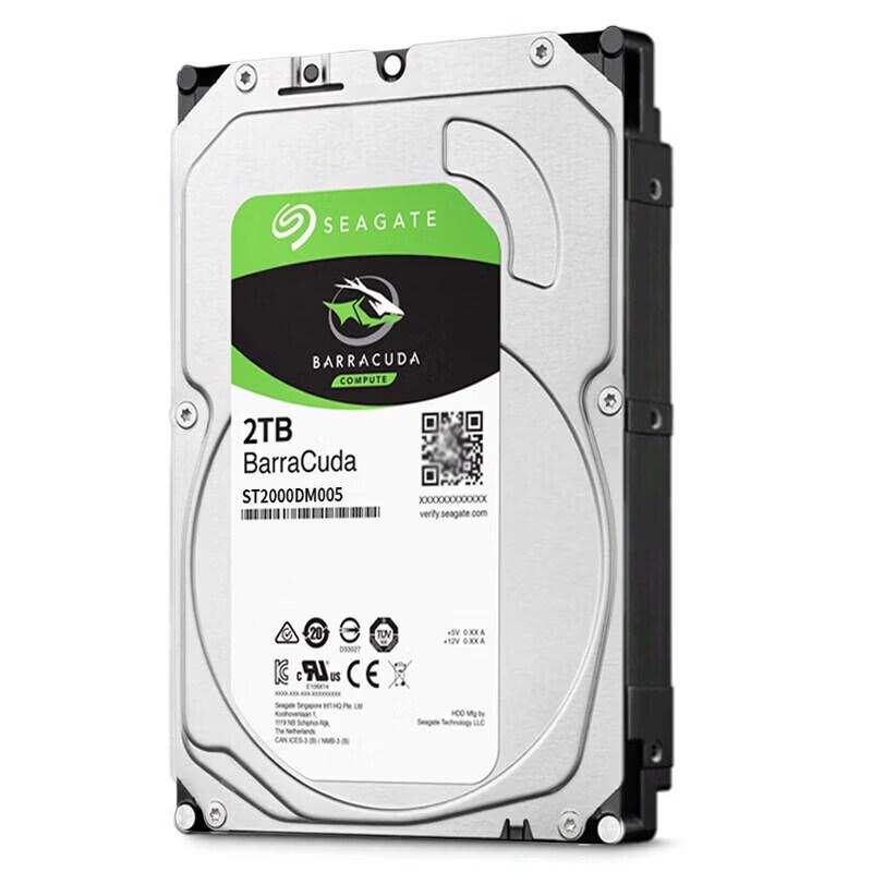 Seagate 2TB 7200RPM 3.5" SATA Desktop Hard Drive