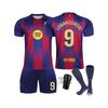 (#9 LEWANDOWSKI) Maglia da Calcio Home La Liga 25-26 Barcellona per Bambini e Adulti