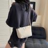 Wind Solid Color Simple Breast Bag Versatile Fashion Satchel Texture Nylon Cloth Messenger Women's Bag