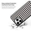 Pour iPhone 14 Pro Max Coque Magnétique EYCASE Série Grille Bord Noir TPU + Couvercle Acrylique