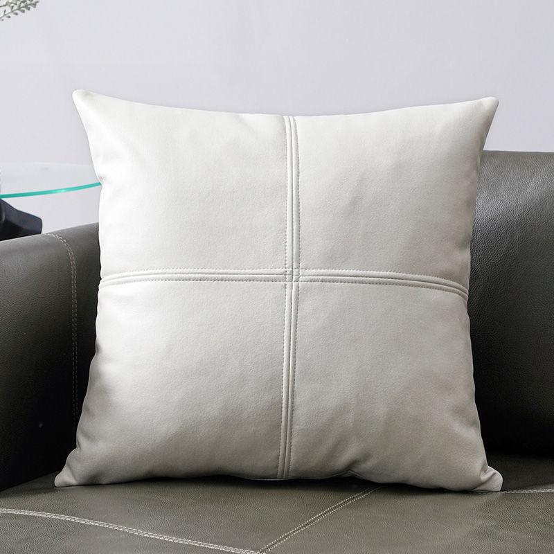 Technology cloth pillow cover high-end Nordic bedside soft bag pillow office cushion back sofa pillow side sleep 40*40 (single pillowcase)