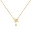 ANIA HAIE Gold Sparkling Star Drop 925 Silver Necklace N066-04G