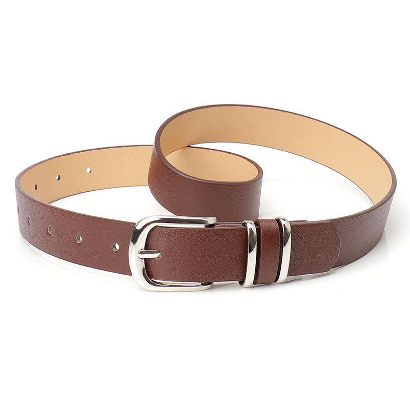 Leopard Print Double Circle Waist Belt - Women's PU Leather Versatile Accessory for Jeans and Dresses