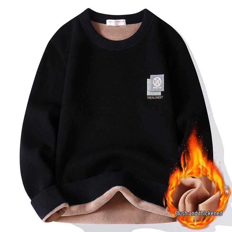 

Warm Fleece-Lined Thermal Top for Boys and Teens: Cold-Proof and Close-Fitting Base Layer 2XL for 100-120 jin