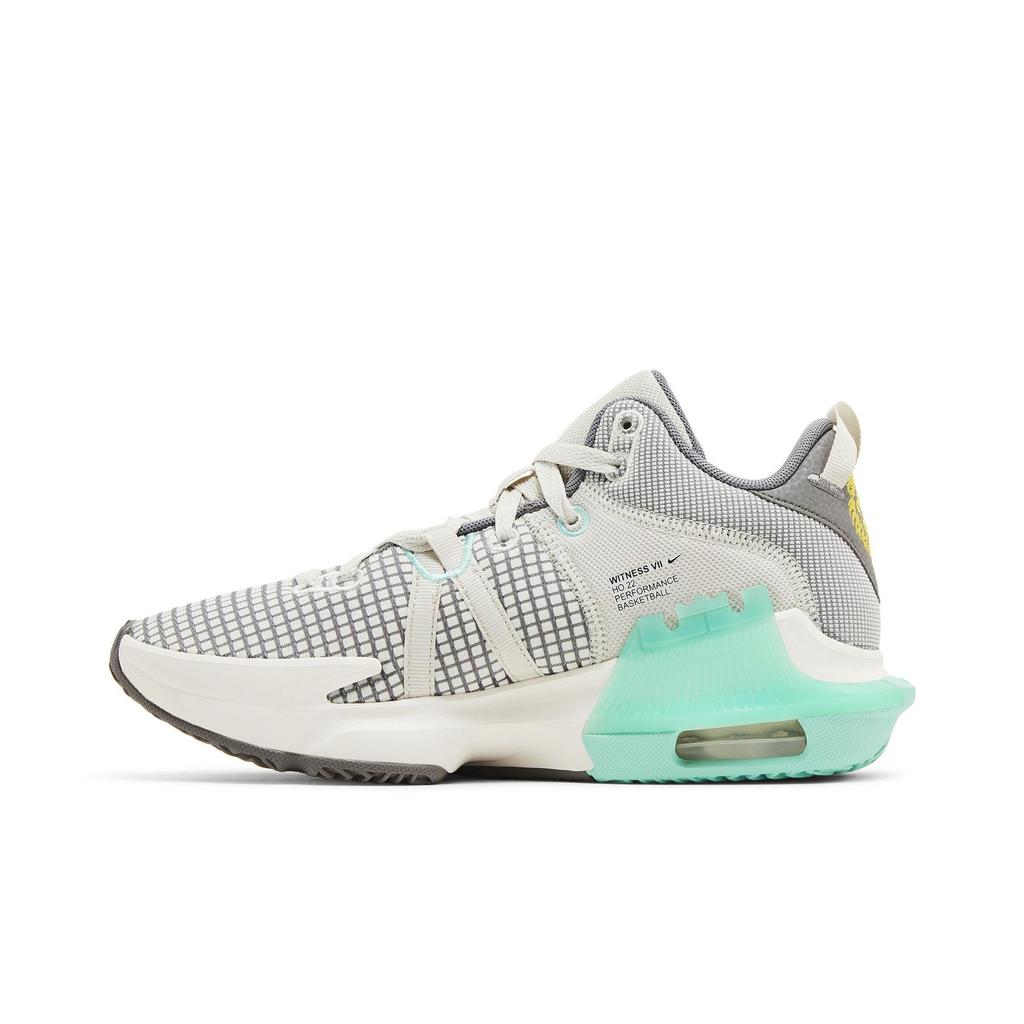 Nike LeBron Witness 7 EP 'Flat Pewter Mint' (Unisex) Light Bone / Phantom / Flat Pewter / Black Basketball Shoes DM1122 006