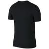 Jordan Letter Logo Print Round Neck Short Sleeve T-Shirt Unisex Tops Black 895178-010