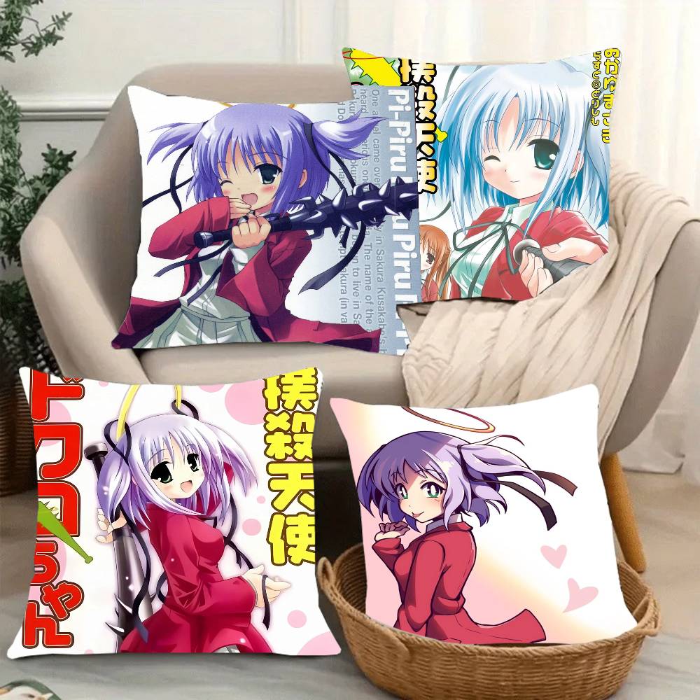 Bludgeoning Angel Dokuro-chan Anime Pillow Case Home Decor Throw For Sofa Bed Car Room Decor Gift Idea