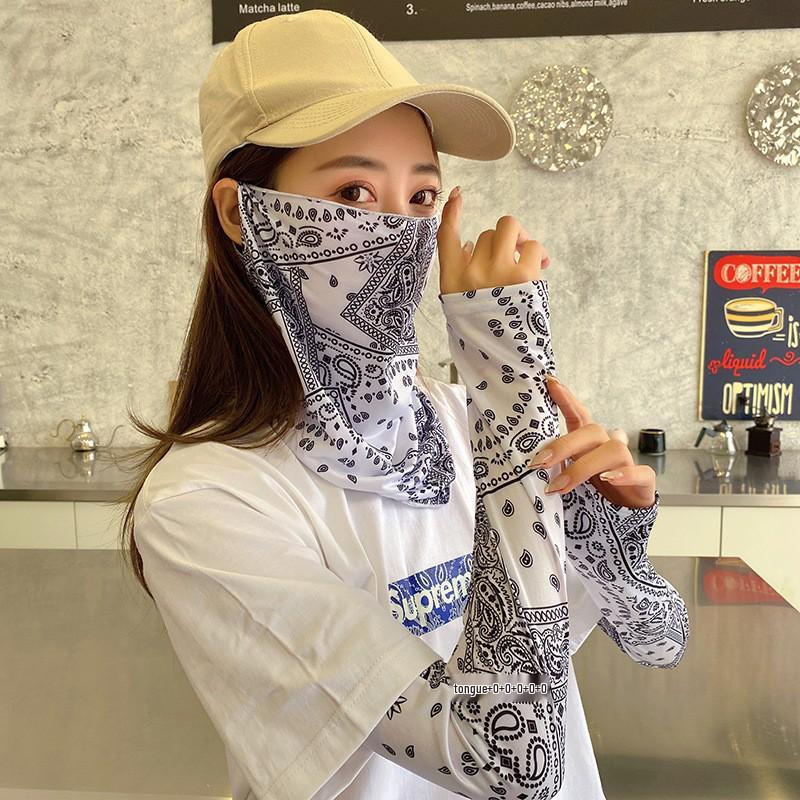 Paisley UV Protection Face Mask and Neck Guard for Men & Women - Perfect for Spring, Summer Cycling & Driving