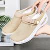 Women's Shoes Comfortable Soft Soled Flats Breathable Mesh Hollow Fly Weave Half Drag Non Slip Lightweight Casual Shoes