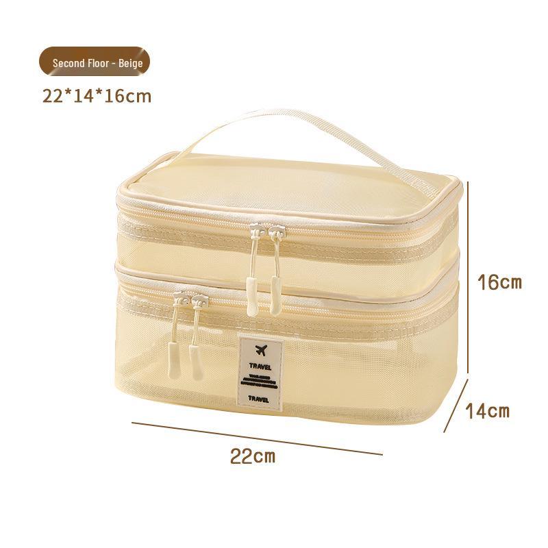 Large Capacity Portable Makeup and Skincare Travel Bag