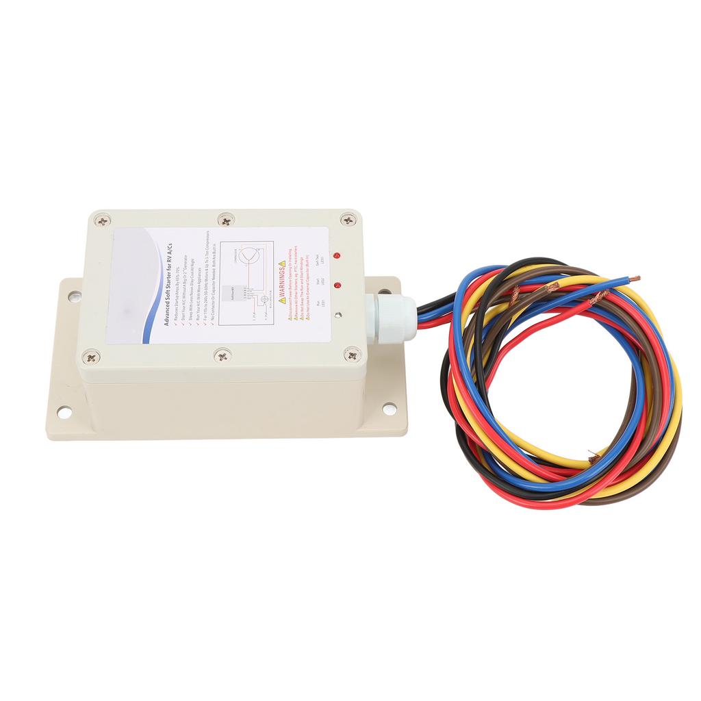 RV Air Conditioner Soft Start 1.25 Tons Capacity 15000 BTU Cooling Power Water Resistant RV AC Soft Start Kit for