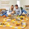 Yellow White Railway Toys 146/231 Pieces Rail Car Toy Set New DIY Racing Track Set  Kids
