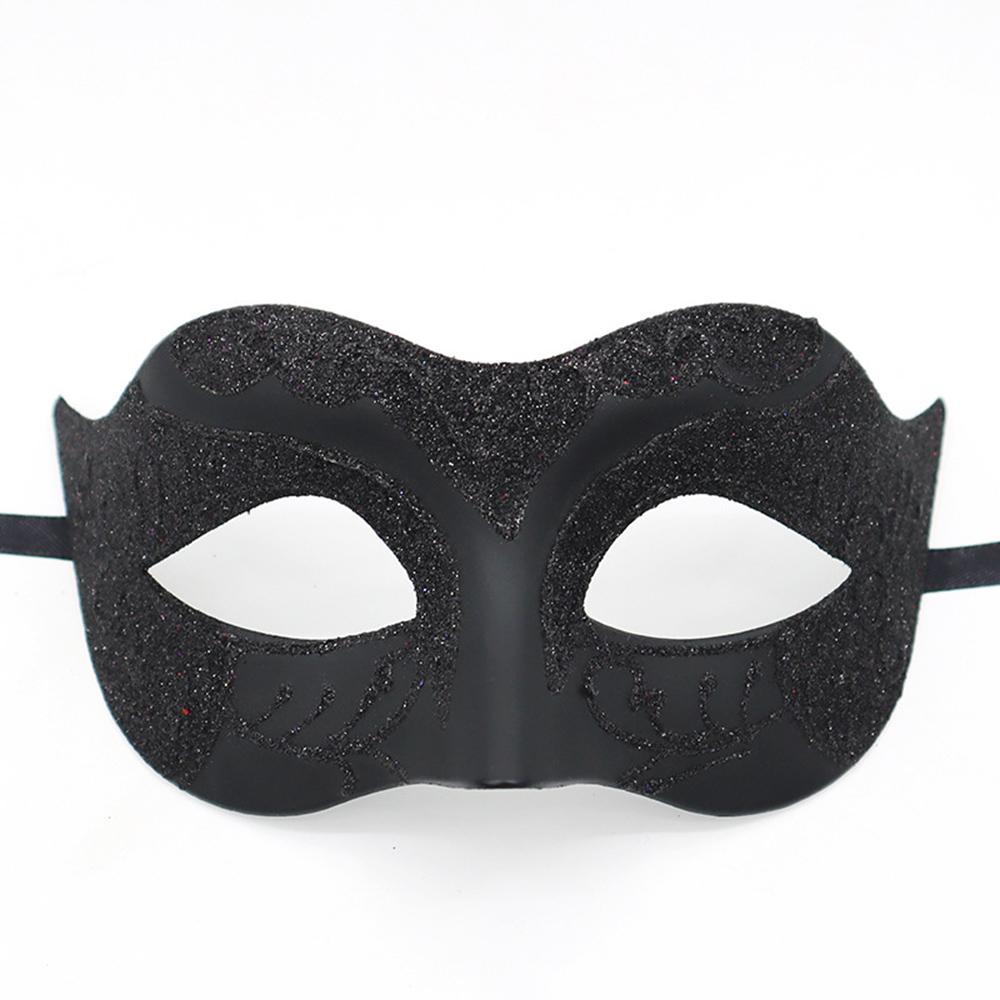 Glitter Half Face Masquerade Mask Woman Men Venice Mask Halloween Costume Accessories For Cosplay Party